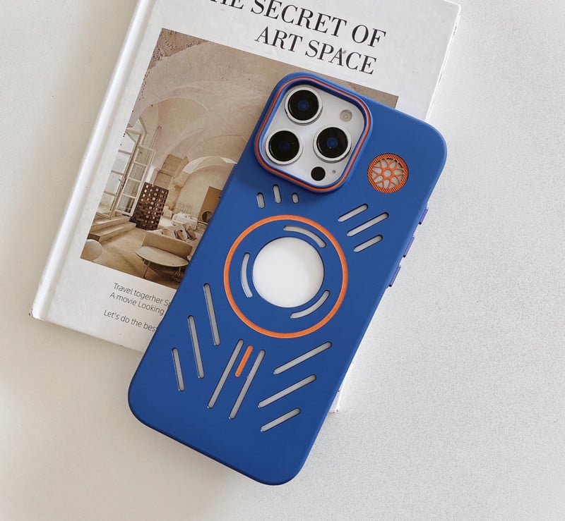 Unlabeled Heat Dissipation Magnetic Mobile Phone Case For iPhone 16 15 14 13 12 Series