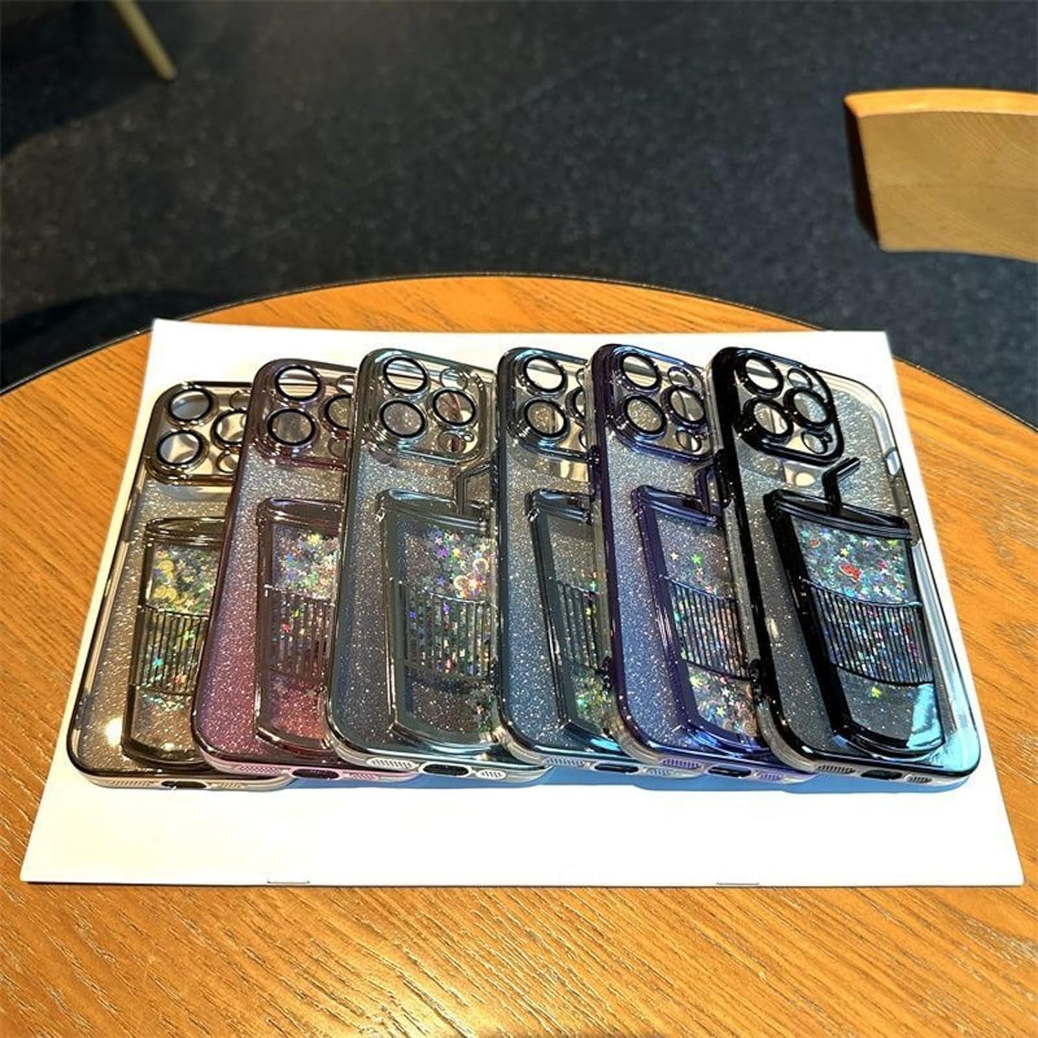 💥Hot Sale $9.99💥Cubic Quicksand Cup for Apple 15 Phone Case Gradient Glitter iPhone 14 Pro Electroplating Drop Protection Case