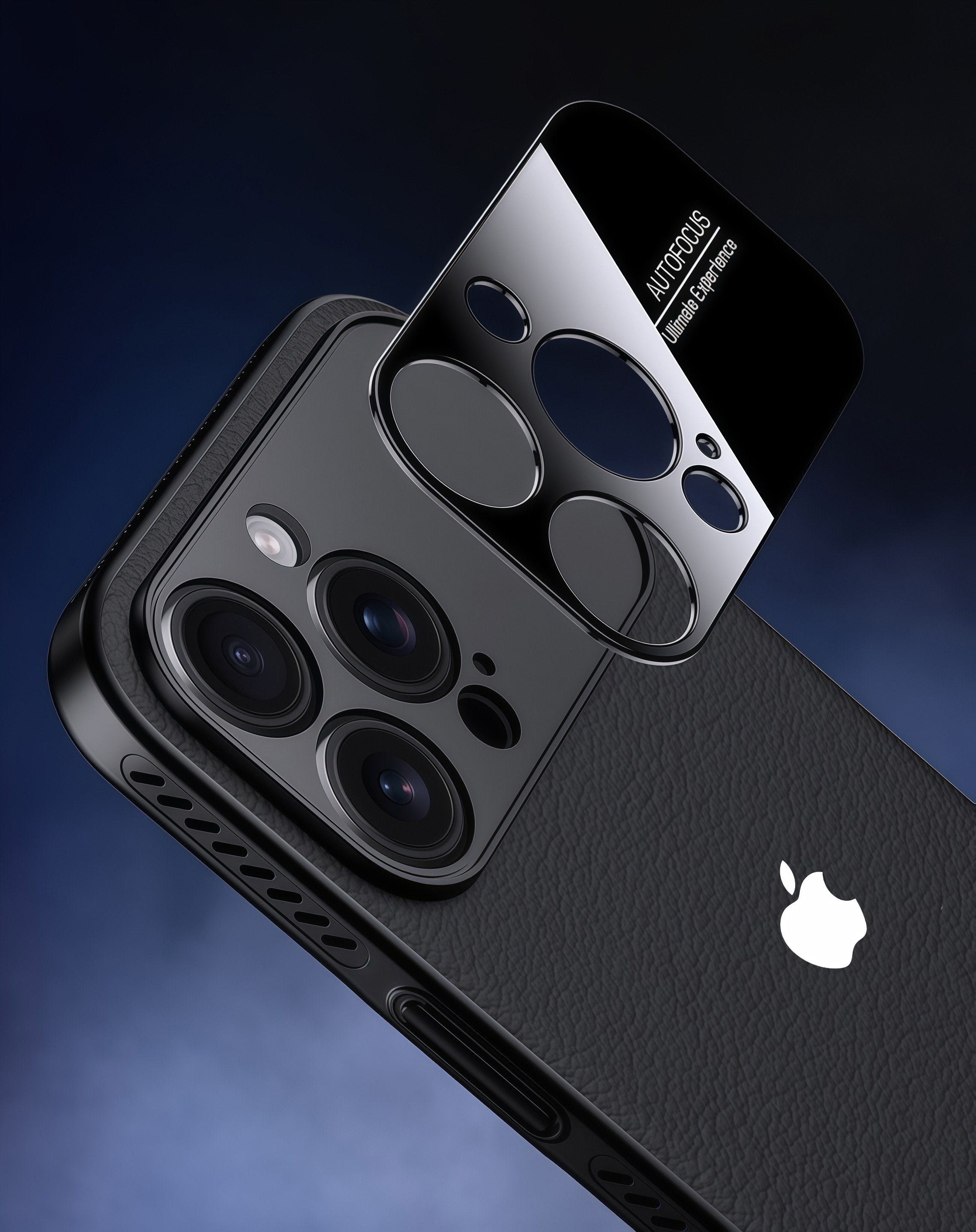 Vegan leather large-view window heat dissipation magnetic case for iPhone 17 Pro Max