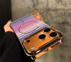 KASCASE | Frameless Carbon Fiber Pattern Magnetic Case for iPhone 17 Pro Max