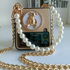 Galaxy Z Flip 3/Galaxy Z Flip 4 | Fashion Mobile Phone Case With Chain