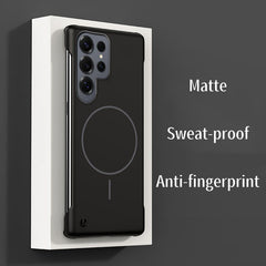 Frameless Matte Magnetic Case for Galaxy S25/S24/S23/S22 – Ultra-Thin & Shockproof
