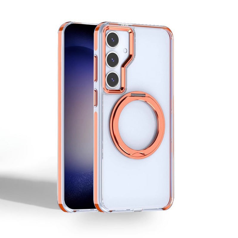 Metal Magnetic Bracket Anti-fall Protective Phone Case For Galaxy S23/S24 Series