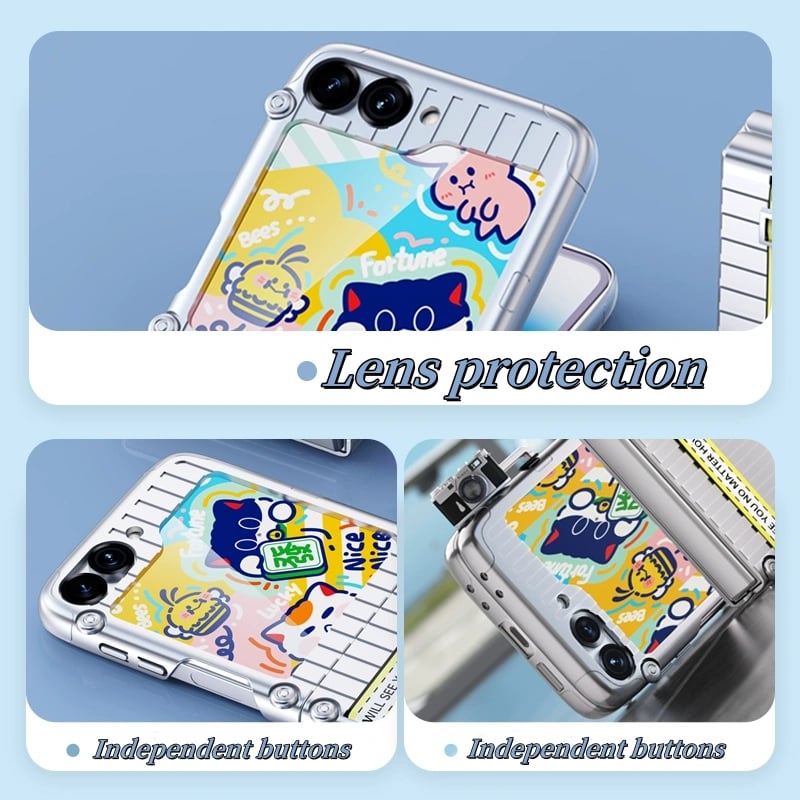 Luggage Phone Case For Samsung Galaxy Z Flip 5 & Samsung Galaxy Z Flip 6