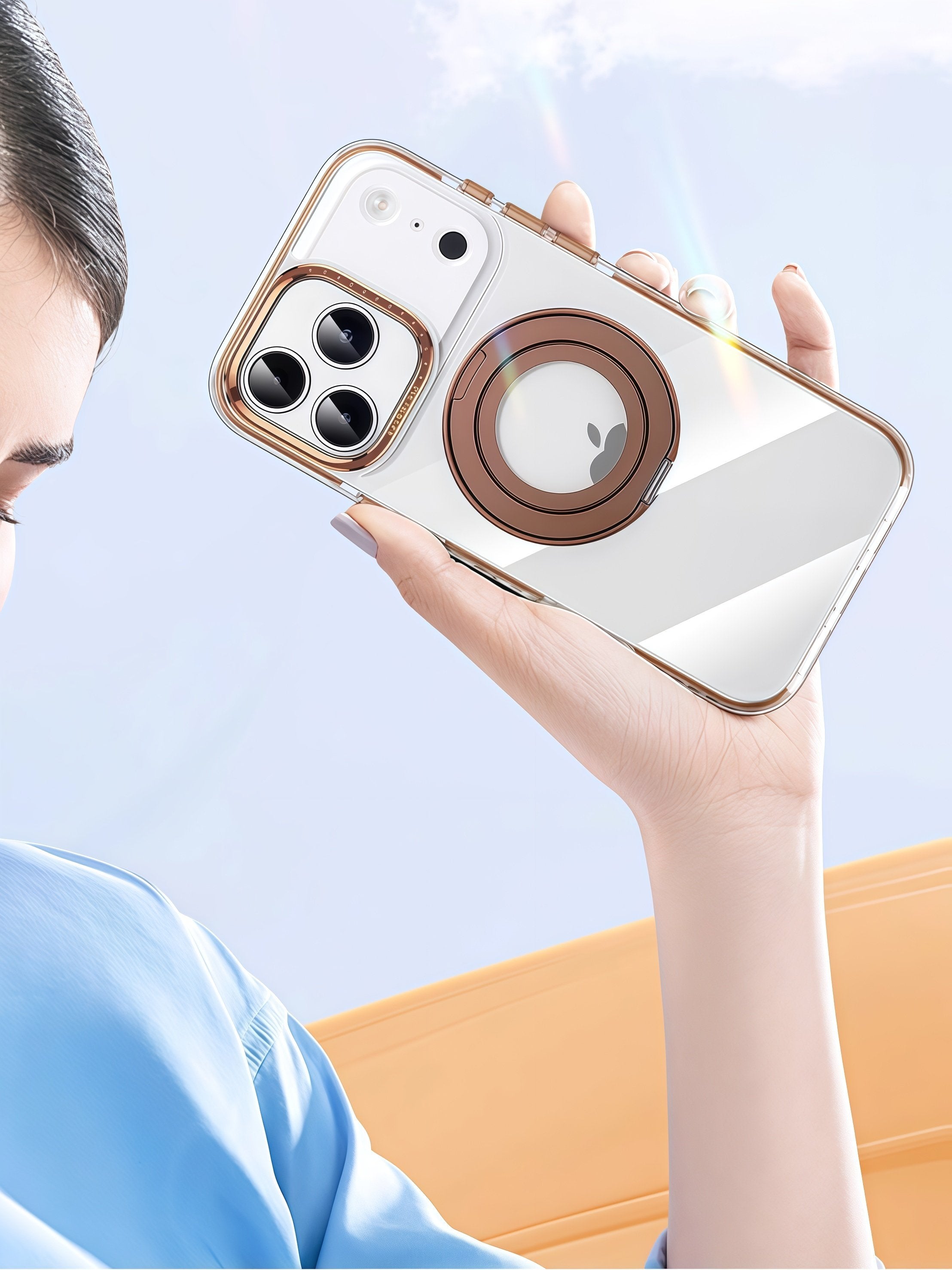 KASCASE | iPhone 17 Series Ultra-Thin Frosted Magnetic Bracket Case