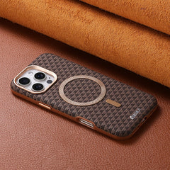 Triangular shield pattern with magnetic charging port for iPhone 16/15/14/13 series