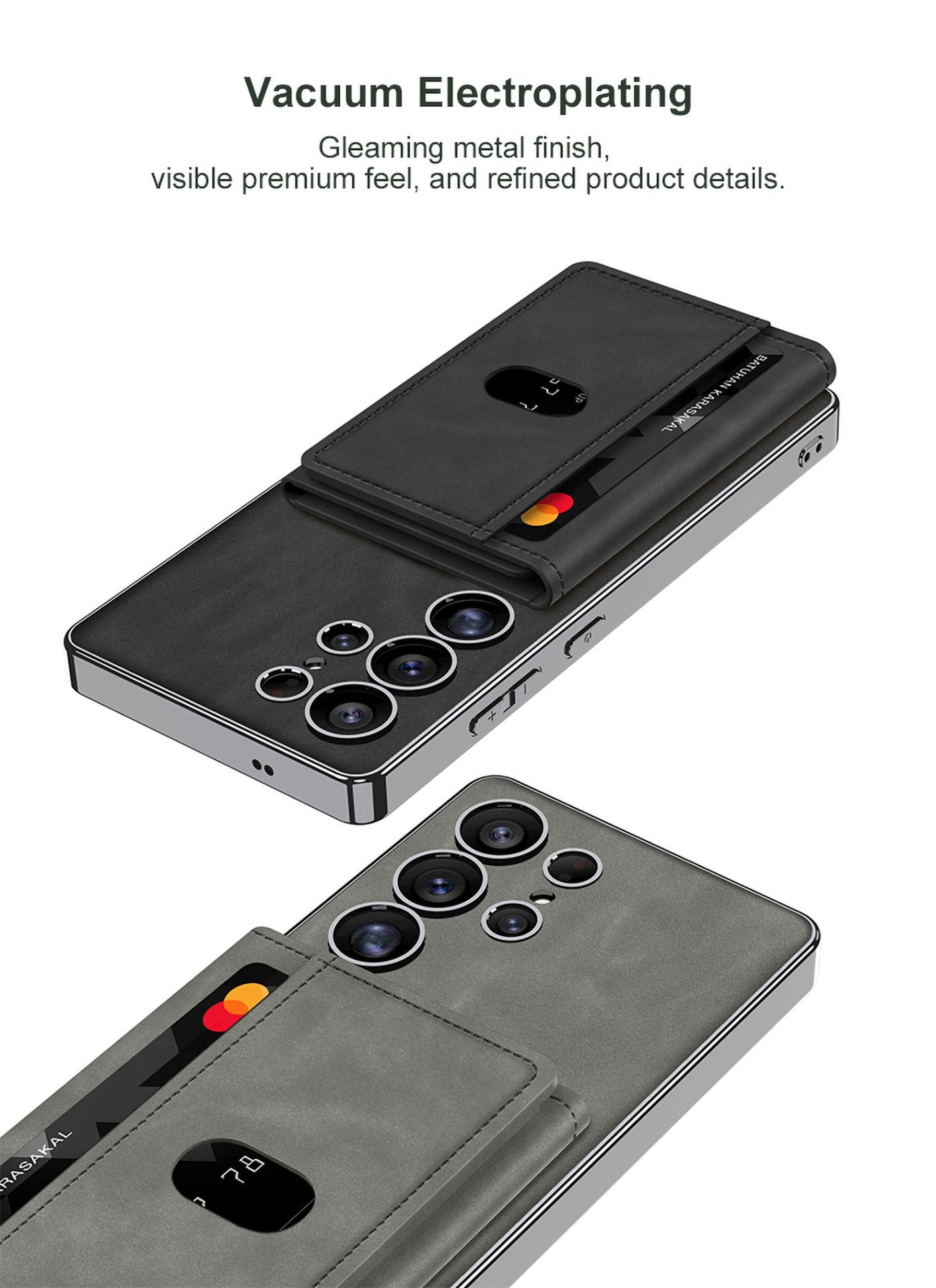 Magnetic Split Wallet Case For Galaxy S25 Ultra