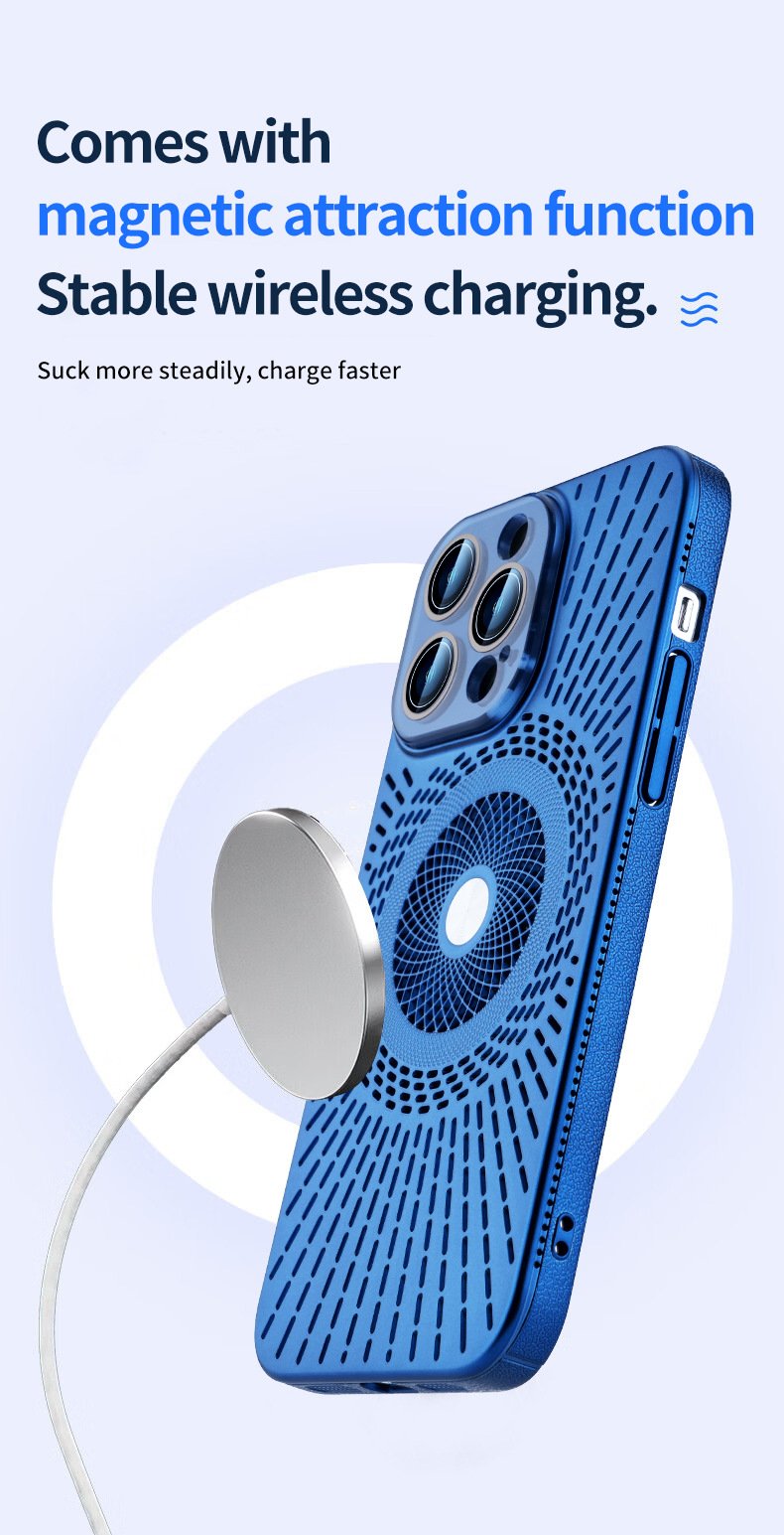 Cool ice-Sensing Hollow Magnetic Heat Absorption Case