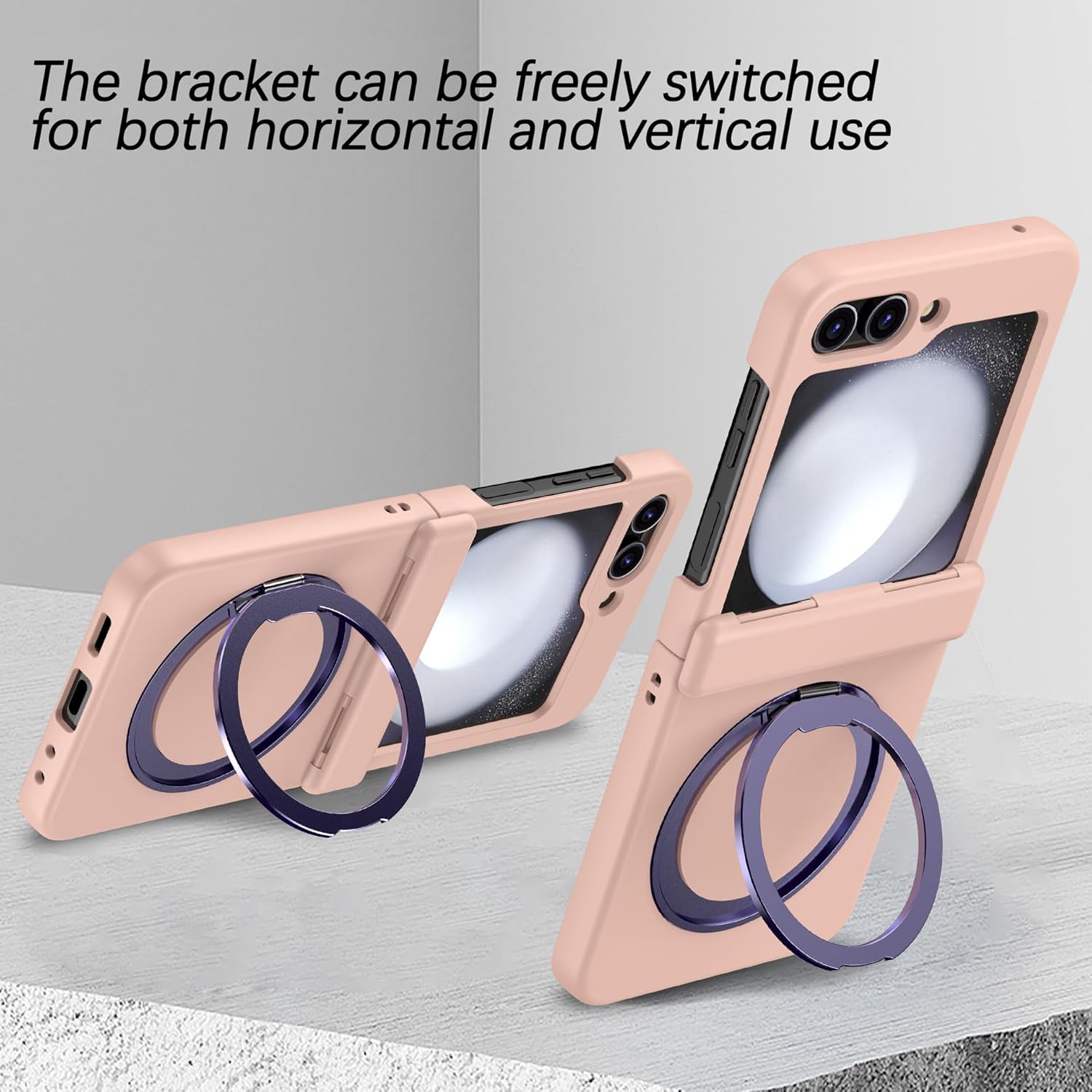 Full Coverage Hinge Shockproof Phone Case For Galaxy Z Flip 3/Galaxy Z Flip 4/Galaxy Z Flip 5/Galaxy Z Flip 6
