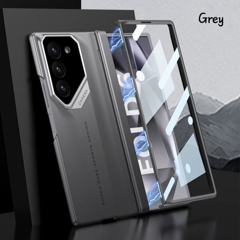 Shell-Film Integrated Magnetic Folding Hinge Phone Case For Galaxy Z Fold 4/Galaxy Z Fold 5/Galaxy Z Fold 6