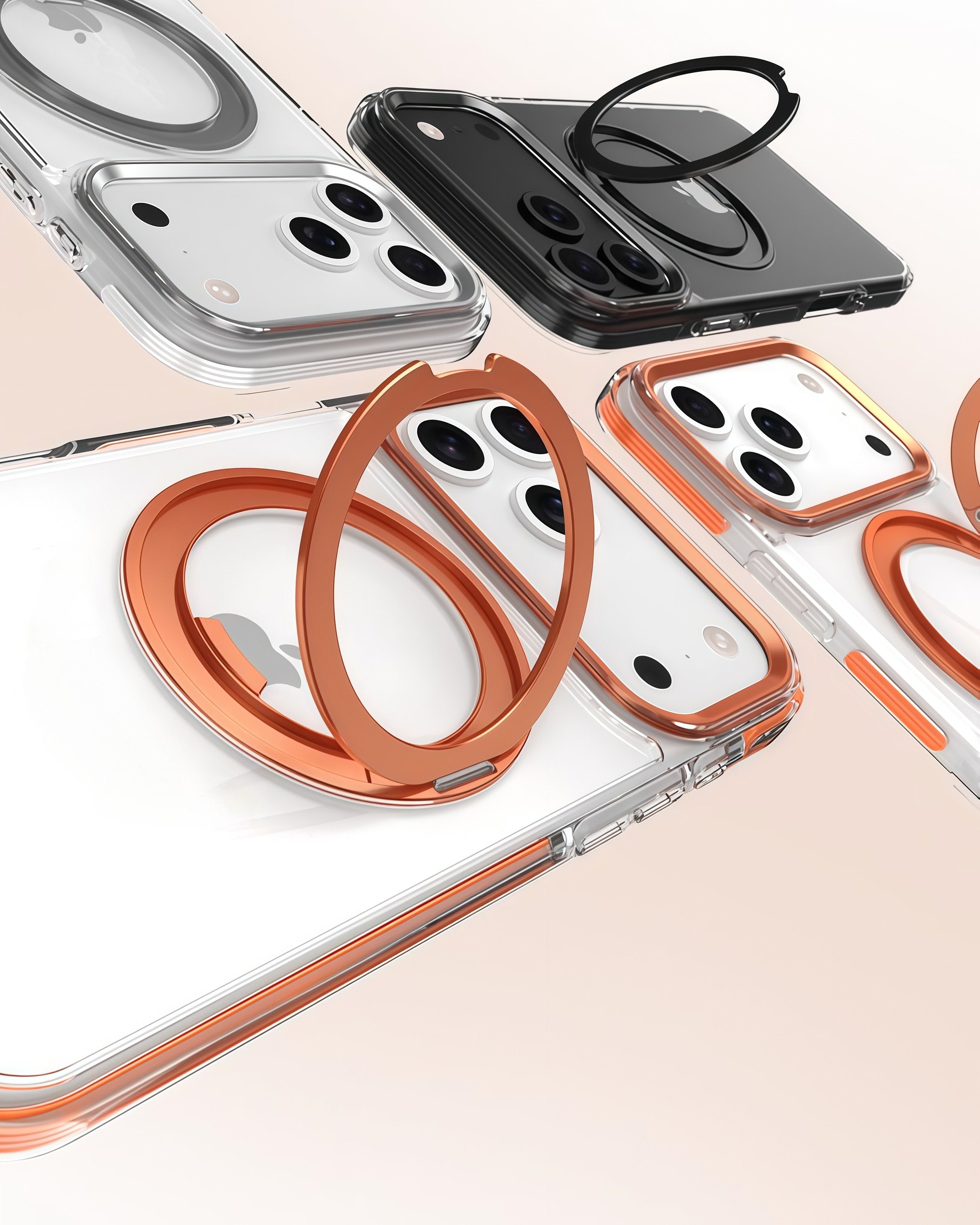 KASCASE | iPhone 17 Series 360° Rotating Gear Stand Case