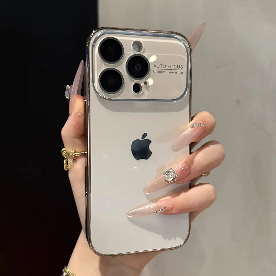 KASCASE | Electroplated Edge AG Lens Protection Case for iPhone 17 Pro Max