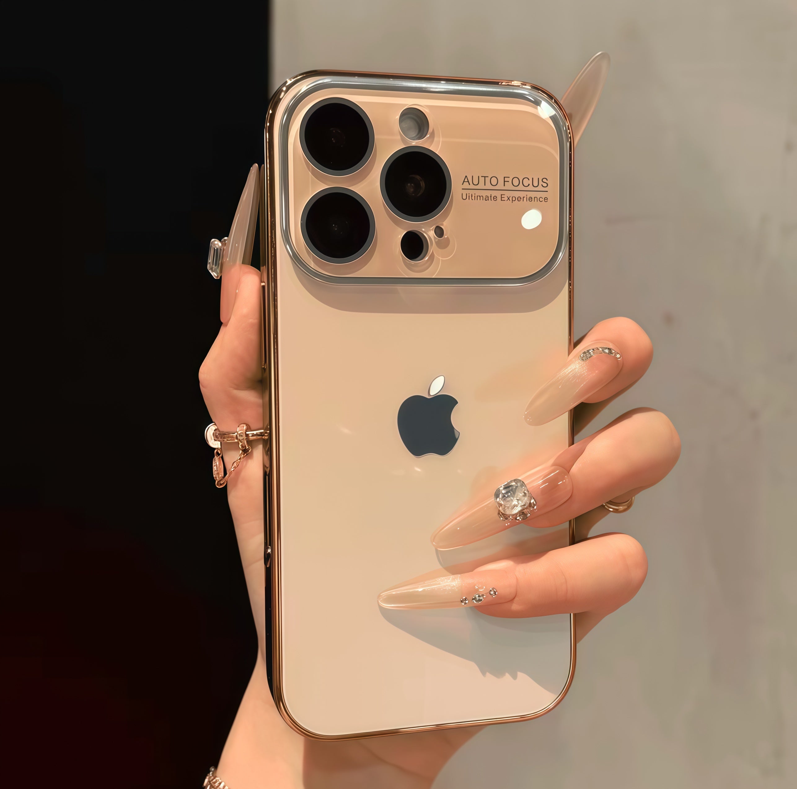 KASCASE | Electroplated Edge AG Lens Protection Case for iPhone 17 Pro Max