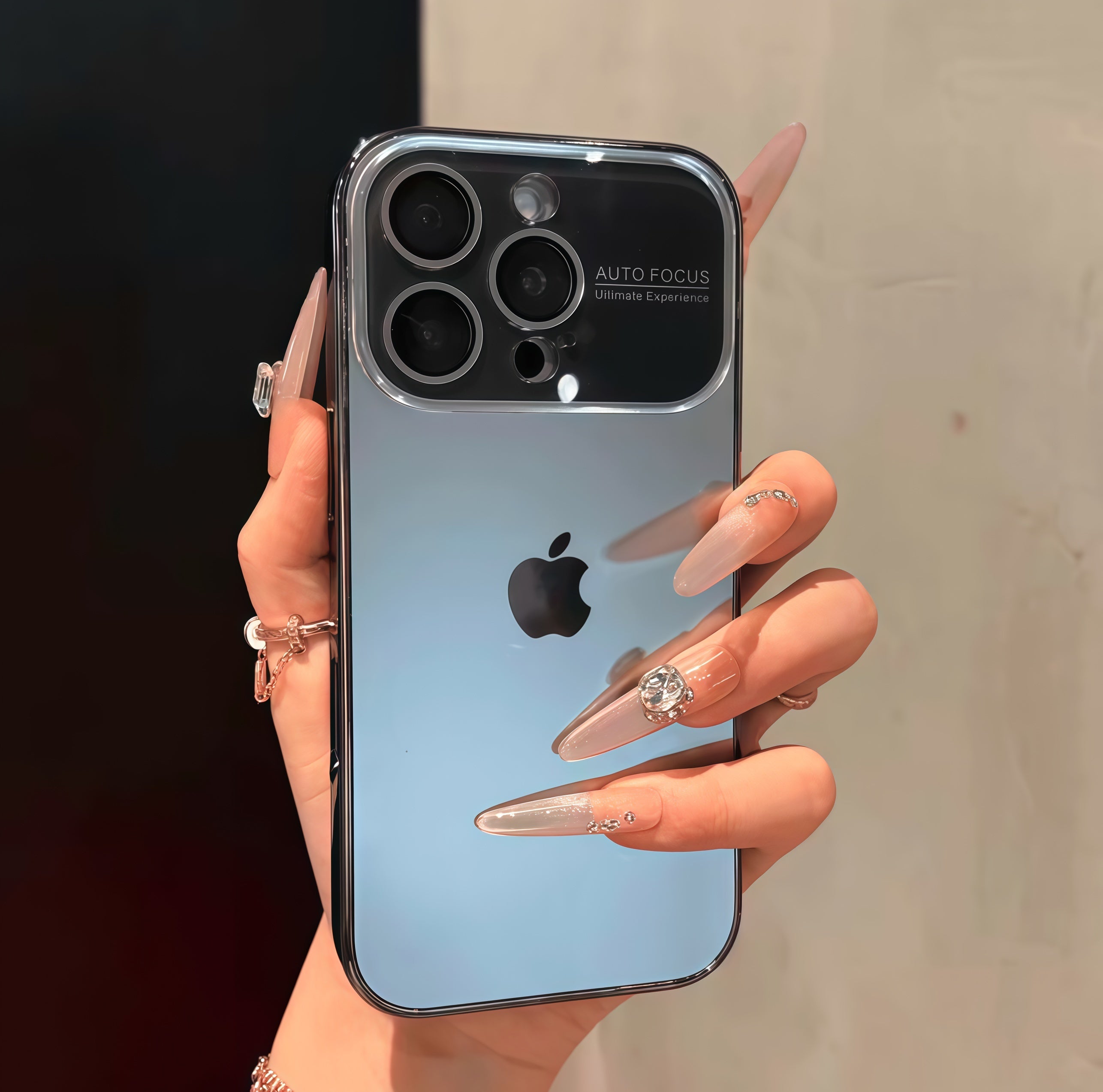 KASCASE | Electroplated Edge AG Lens Protection Case for iPhone 17 Pro Max